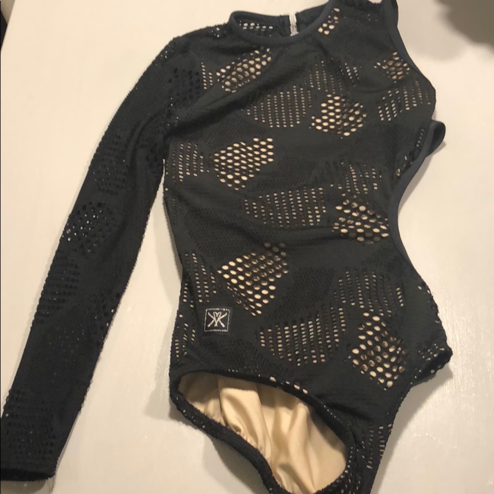 Black Kandi Kouture Dance Leotard